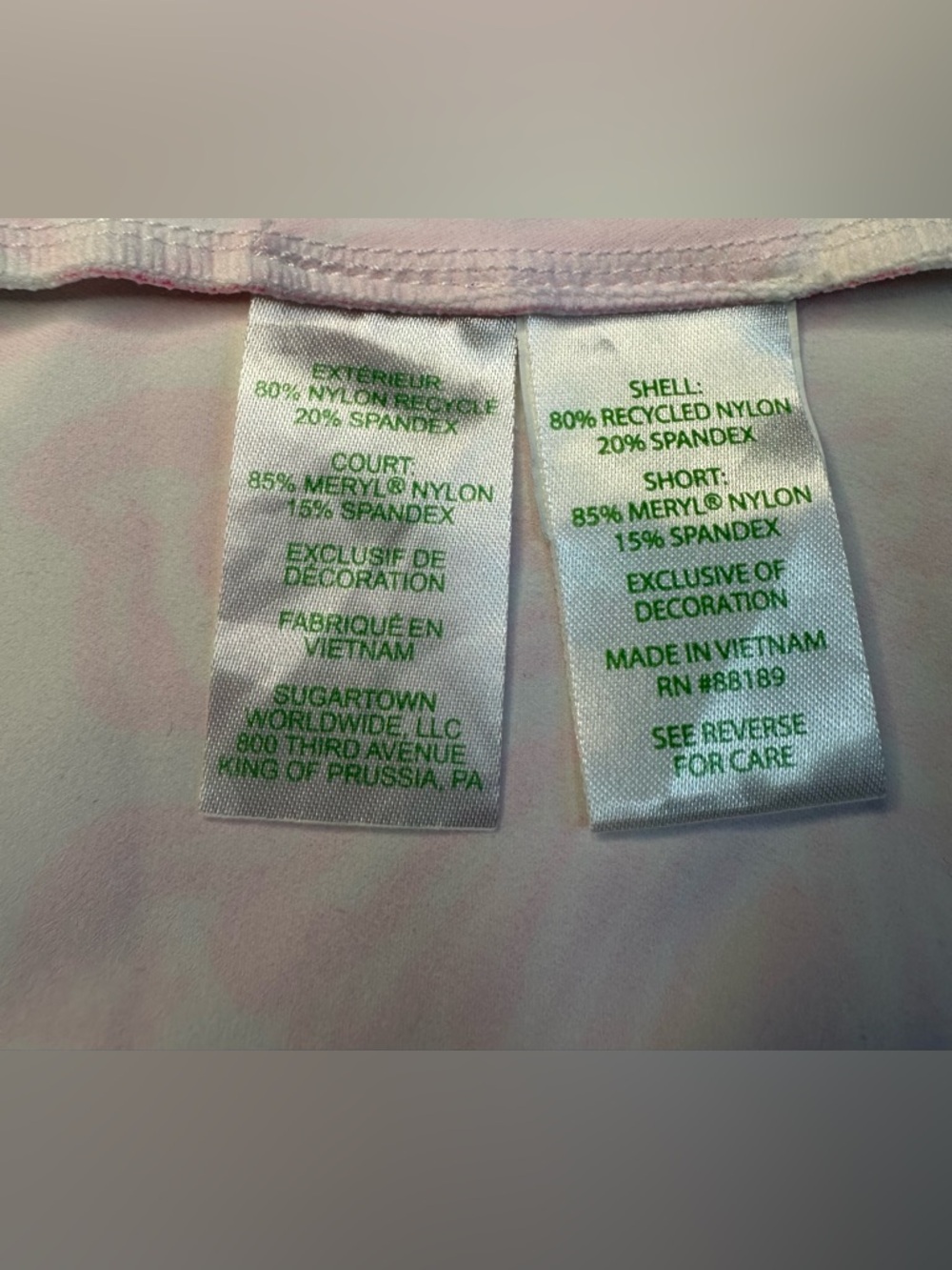Lilly Pulitzer Aila Skort Luxletic Pink Floral UPF 50 Sport Athletic woman’s L - Picture 7 of 8